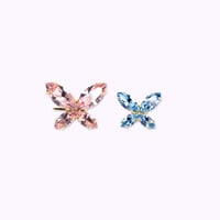 Papillon Side Earrings -DREAMY TWINS-