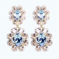 Classic Earrings -AQUA-