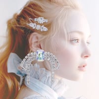 Oversized Bow Earrings -AURORA-