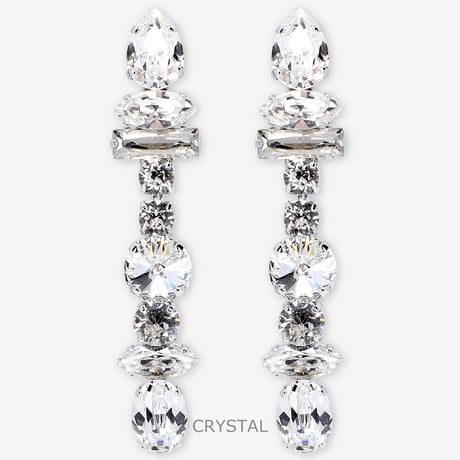 Amo Earrings -CRYSTAL-