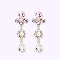 Mini Drop Earrings -POWDER PINK-