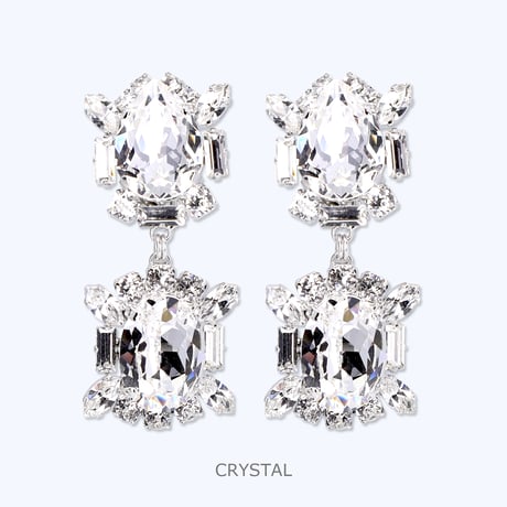 Metis Earrings -CRYSTAL-