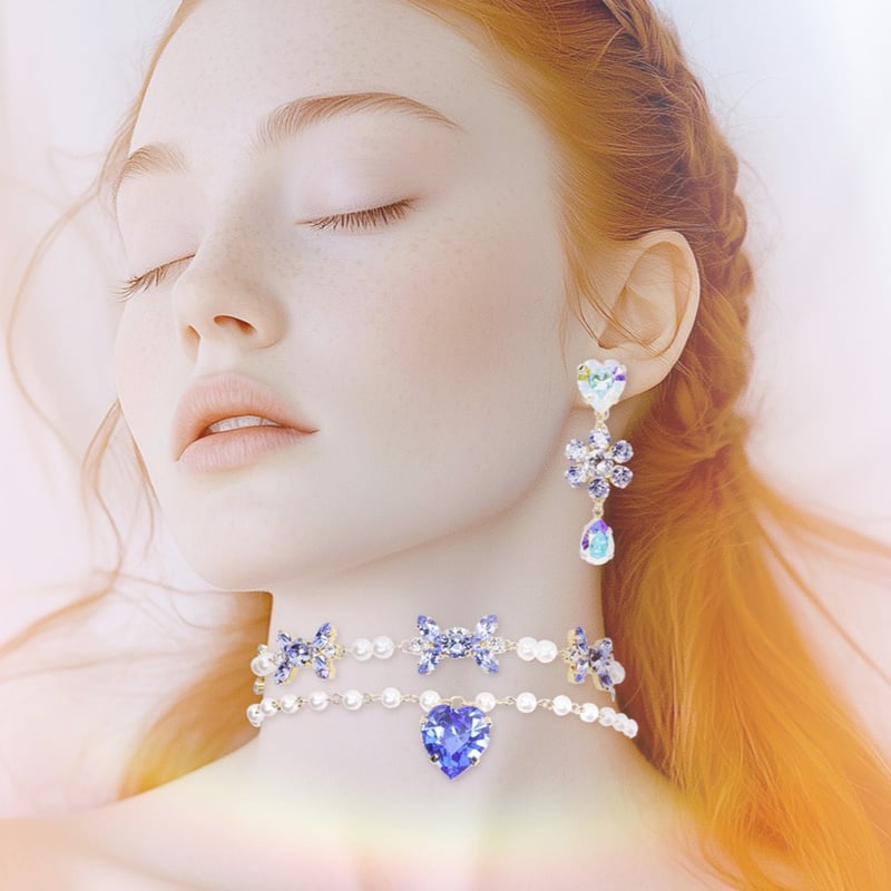 Limited】LOVE Necklace -SAPPHIRE- | CITRON Bijo