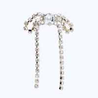 Bow Side Earring -LIGHT BLUE-