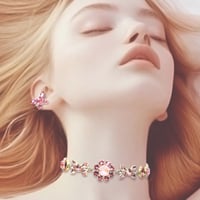 Blossom Necklace -ROSE-