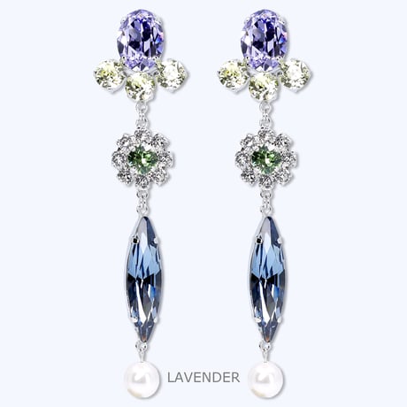 Drop Bijoux Earrings -LAVENDER-