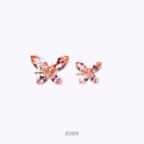 Papillon Side Earrings -EDEN-