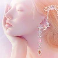 May Earrings -ROSE-