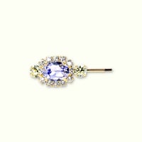 Oval Bijoux Hair-pin -LAVENDER-