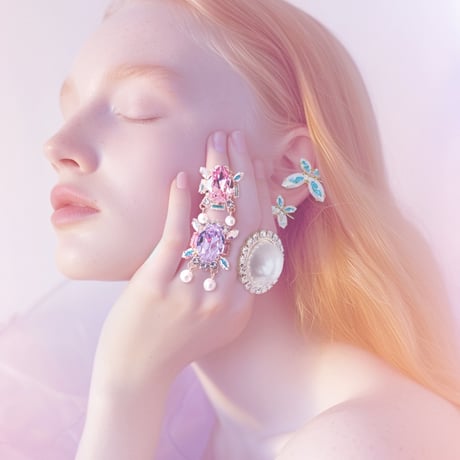 Lunara Ring -LIGHT ROSE-