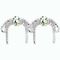 Oversized Bow Earrings -ICY MINT-