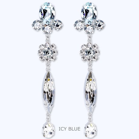 Drop Bijoux Earrings -ICY BLUE-