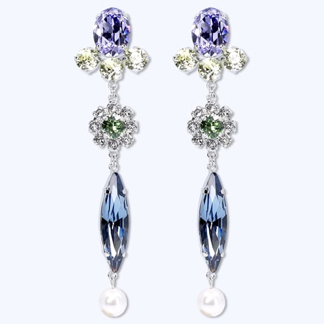 Drop Bijoux Earrings -LAVENDER-