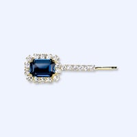 Rectangle Bijoux Hair-pin -MIDNIGHT-