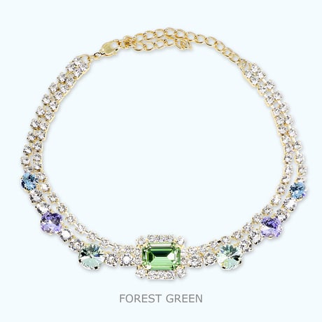 Classic Choker -FOREST GREEN-