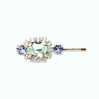 Oval Bijoux Hair-pin -MINT-