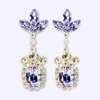 Flame Earrings -LAVENDER-