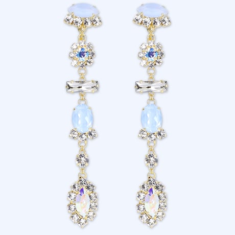 May Earrings -BABY BLUE-