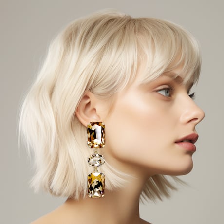 Simone Earrings -AQUA-