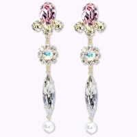 Drop Bijoux Earrings -LIGHT ROSE-