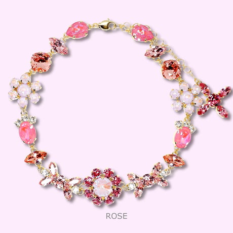 Blossom Necklace -ROSE-