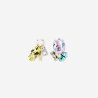 Asymmetric Earrings -MOONLIGHT FREESIA-