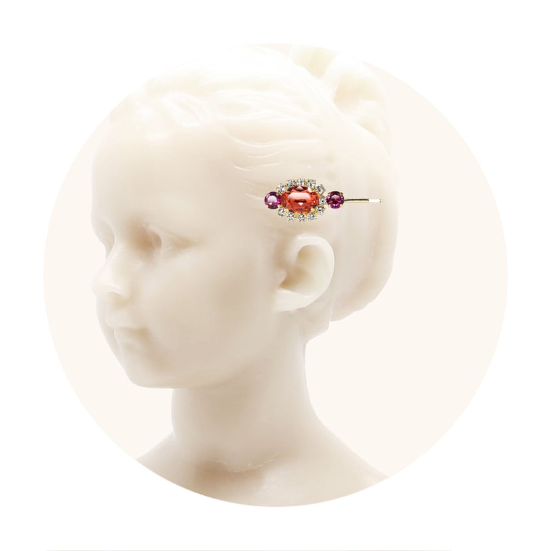 Oval Bijoux Hair-pin | CITRON Bijoux online store