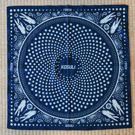 KOSULI Paisley Pattern Bandana / コスリ ペイズリー柄 バンダナ