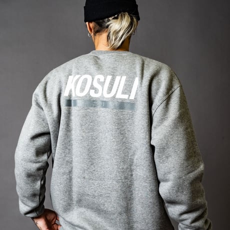 KOSULI CROSSING HANDS CREW NECK SWEAT コスリ　クロッシング　ハンズ　クルーネックスウェット　裏起毛　トレーナー