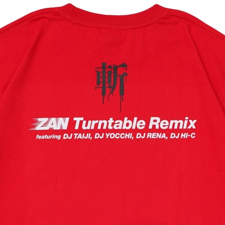 斬/ZAN Turntable Remix T-Shirts/ザン ターンテーブル リミックスTシャツ