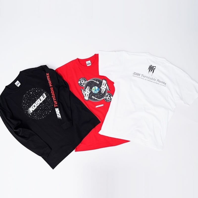 斬/ZAN Turntable Remix T-Shirts/ザン ターンテーブル