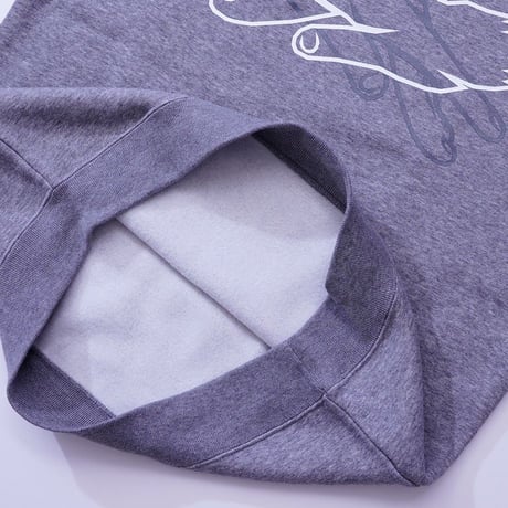 KOSULI CROSSING HANDS CREW NECK SWEAT コスリ　クロッシング　ハンズ　クルーネックスウェット　裏起毛　トレーナー