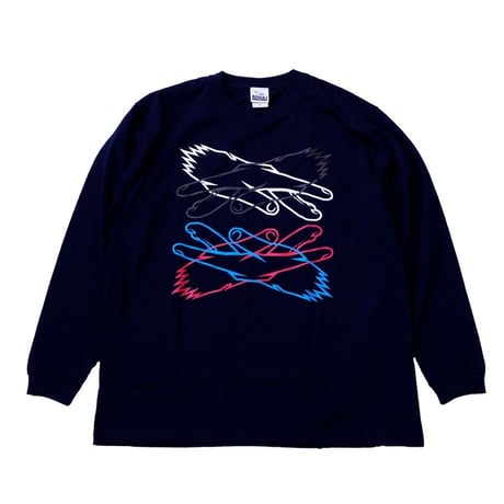 KOSULI CROSSING HANDS LONG SLEEVE/コスリ クロッシング　ハンズ　長袖Tシャツ