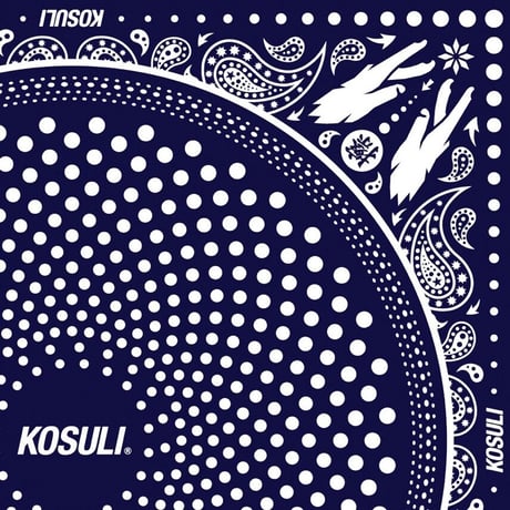 KOSULI Paisley Pattern Bandana / コスリ ペイズリー柄 バンダナ