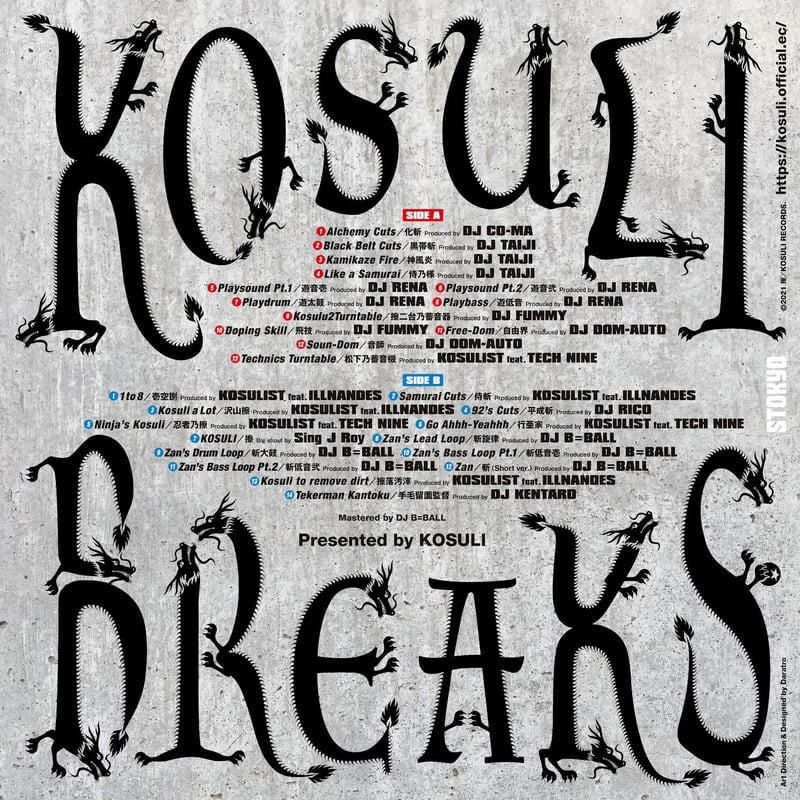 KOSULI BREAKS 12”(LP) コスリ ブレイクス 12インチ アナログレコード