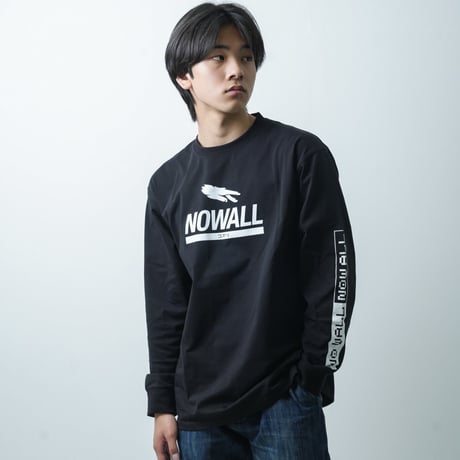 【DJ KENTARO × KOSULI】NOWALL　LONG SLEEVE 　コスリ ノーウォール ロングスリーブ　擦り/こすり　ロンT