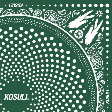 KOSULI Paisley Pattern Bandana / コスリ ペイズリー柄 バンダナ