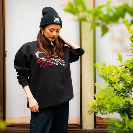 KOSULI KANJI KNIT CAP 擦　漢字　ニットキャップ　ニット帽子