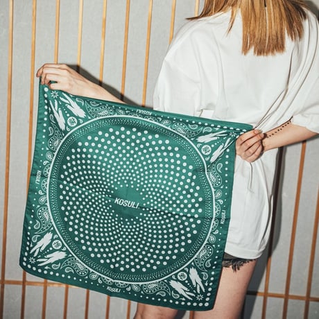 KOSULI Paisley Pattern Bandana / コスリ ペイズリー柄 バンダナ
