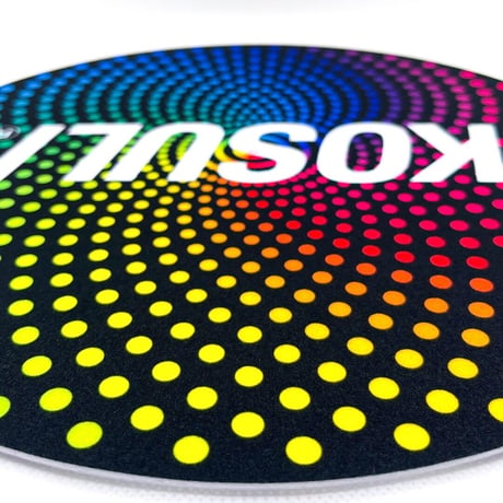 KOSULI / Colorful Spiral Dots & Solor System Pattern 12inch  Slipmat