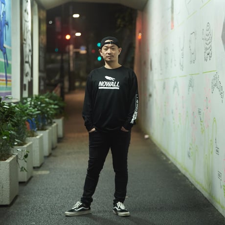 【DJ KENTARO × KOSULI】NOWALL　LONG SLEEVE 　コスリ ノーウォール ロングスリーブ　擦り/こすり　ロンT