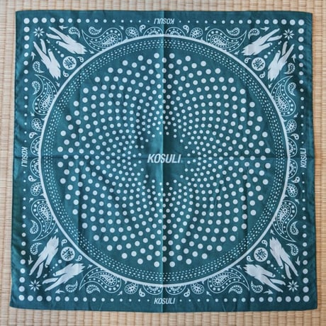 KOSULI Paisley Pattern Bandana / コスリ ペイズリー柄 バンダナ
