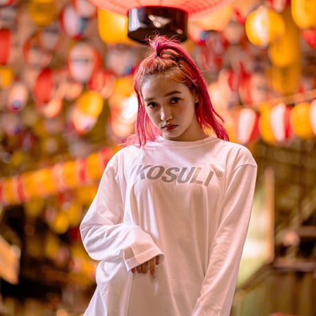 KOSULI INK DRIPPIN LONG SLEEVE T-SHIRTS コスリ　インク ドリッピン　ロングスリーブＴシャツ　長袖Ｔシャツ