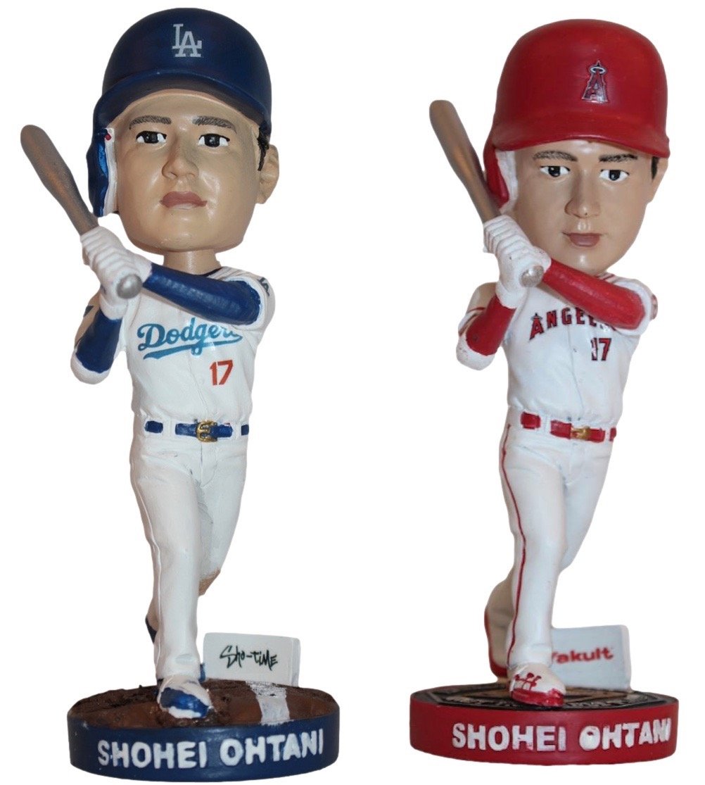 大谷翔平選手 カスタムペイントフィギュア MVP ボブルヘッド 大谷翔平選手 カスタムペイントフィギュア MVP ボブルヘッド