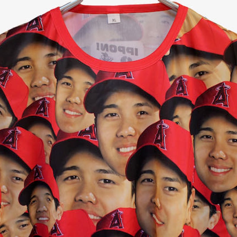 大谷翔平 選手 MVP 顔だらけTシャツ XL 非売品 限定 大谷翔平 選手 MVP 顔だらけTシャツ XL 非売品 限定