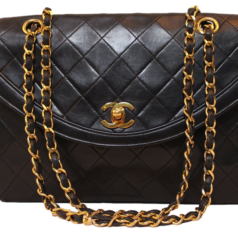 KW7 CHANEL シャネル マトラッセ ラムスキン 2WAYショルダー