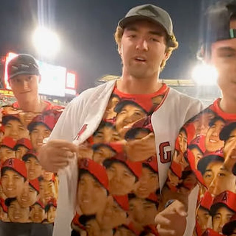 大谷翔平 選手 MVP 顔だらけTシャツ XL 非売品 限定 大谷翔平 選手 MVP 顔だらけTシャツ XL 非売品 限定