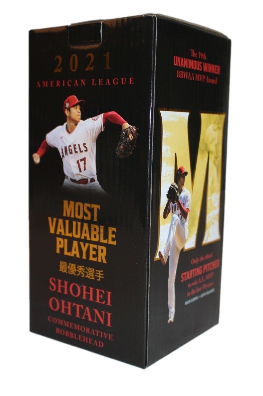 大谷翔平選手 カスタムペイントボブルヘッドエンゼルス2021 MVP 記念