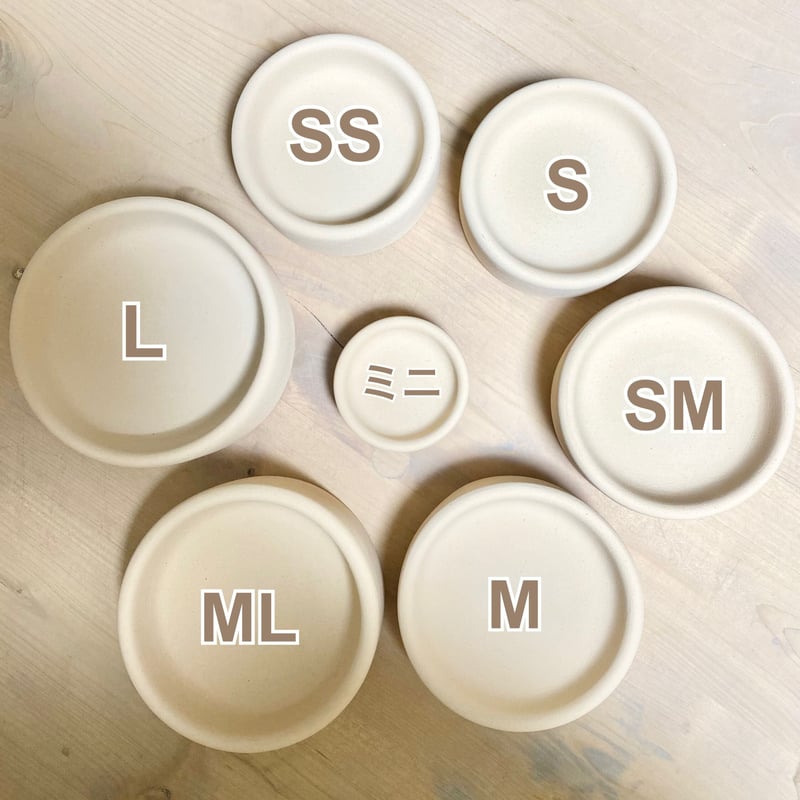 Semi-custom】うさぎ様用食器・SSサイズ、Sサイズ、SM Semi-custom】うさぎ様用食器・SSサイズ、Sサイズ、SM