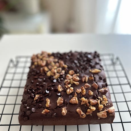 ひよこ豆粉とそば粉のオトナのチョコレートブレッド
